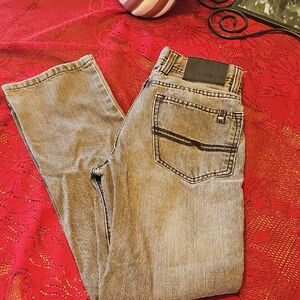 Buffalo David Bitton Men's Light Gray Jeans